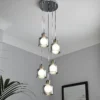 Jinx 5 Light Cluster Pendant - Smoked Glass