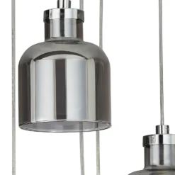 Jinx 5 Light Cluster Pendant - Smoked Glass -Outdoor Lights Store 13208314 9464896913199988