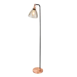 Decan Floor Lamp - Smoke & Copper -Outdoor Lights Store 13208319 1184896913231254