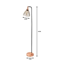 Decan Floor Lamp - Smoke & Copper -Outdoor Lights Store 13208319 1504909895239095