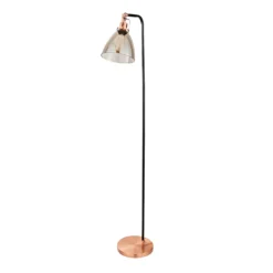 Decan Floor Lamp - Smoke & Copper -Outdoor Lights Store 13208319 5454896913313964