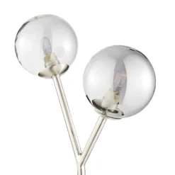 Orb 2 Light Table Lamp - Nickel Smoke 11 Orb 2 Light Table Lamp - Nickel Smoke -Outdoor Lights Store 13208328 2114896913554603