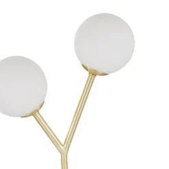 Orb 2 Light Table Lamp - Brass & Opal 11 Orb 2 Light Table Lamp - Brass & Opal -Outdoor Lights Store 13208335 2034896913603659