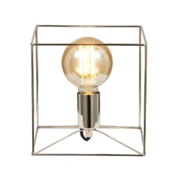 Edge Table Lamp - Polished Nickel 8 Edge Table Lamp - Polished Nickel -Outdoor Lights Store 13208338 1184896913657524
