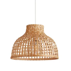 Belle Bamboo Woven Light Shade - Medium -Outdoor Lights Store 13222273 1604913785402155