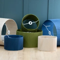 Raye Champagne Drum Pleated Silk Shade - 45cm 18 Raye Champagne Drum Pleated Silk Shade - 45cm -Outdoor Lights Store 13222471 1704944148371009