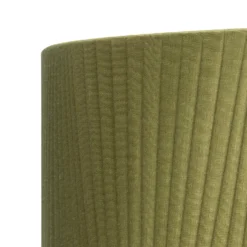 Raye Olive Drum Pleated Silk Shade - 45cm -Outdoor Lights Store 13222472 7114901095660740