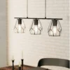 EGLO Mardyke Glass Steel 3L Pendant Light 2 EGLO Mardyke Glass Steel 3L Pendant Light -Outdoor Lights Store 13438800 1304910930291193