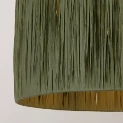 Raffia Easy Fit 35cm Shade - Sage -Outdoor Lights Store 13445404 5854956834955926