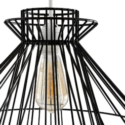 Dalston Wire Easy Fit Light Shade - Black -Outdoor Lights Store 13453792 1574915323304872