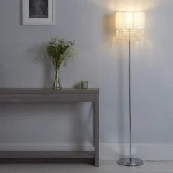 Bellano Floor Lamp - White -Outdoor Lights Store 13525818 3065009387472564