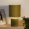 Phoebe Ceramic Table Lamp - Olive 2 Phoebe Ceramic Table Lamp - Olive -Outdoor Lights Store 13525832 5935020301200089