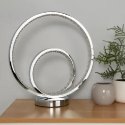 Sasha LED Table Lamp - Chrome & Crystal 11 Sasha LED Table Lamp - Chrome & Crystal -Outdoor Lights Store 13525836 7715042075141142