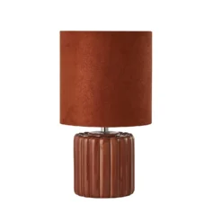 Phoebe Ceramic Table Lamp - Rust 9 Phoebe Ceramic Table Lamp - Rust -Outdoor Lights Store 13525839 8464962282341481