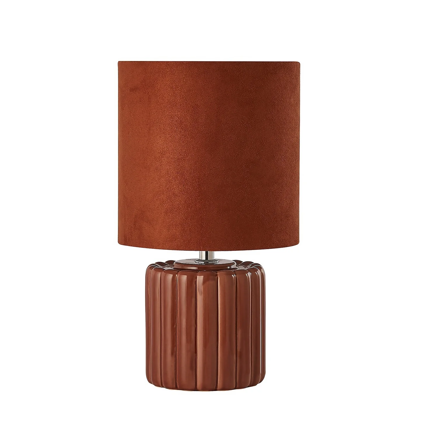 Phoebe Ceramic Table Lamp - Rust 5 Phoebe Ceramic Table Lamp - Rust - Image 3