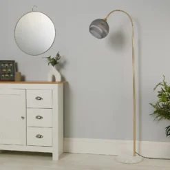 Naomi Floor Lamp - Grey -Outdoor Lights Store 13525840 1645042090198247
