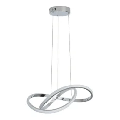 Boston LED Infinity Ceiling Pendant Light - Chrome -Outdoor Lights Store 13529582 1154945395618327