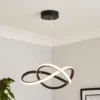 Boston LED Infinity Ceiling Pendant Light - Black -Outdoor Lights Store 13529584 1934945395700113