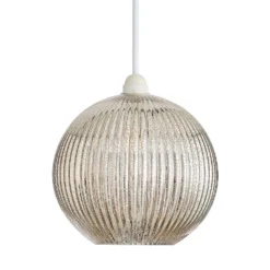 Hannah Mercury Glass Easy Fit Shade -Outdoor Lights Store 13529610 4354945396324998