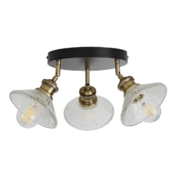 Edale 3 Light Flush Spotlight Plate -Outdoor Lights Store 13529615 1414945396116924