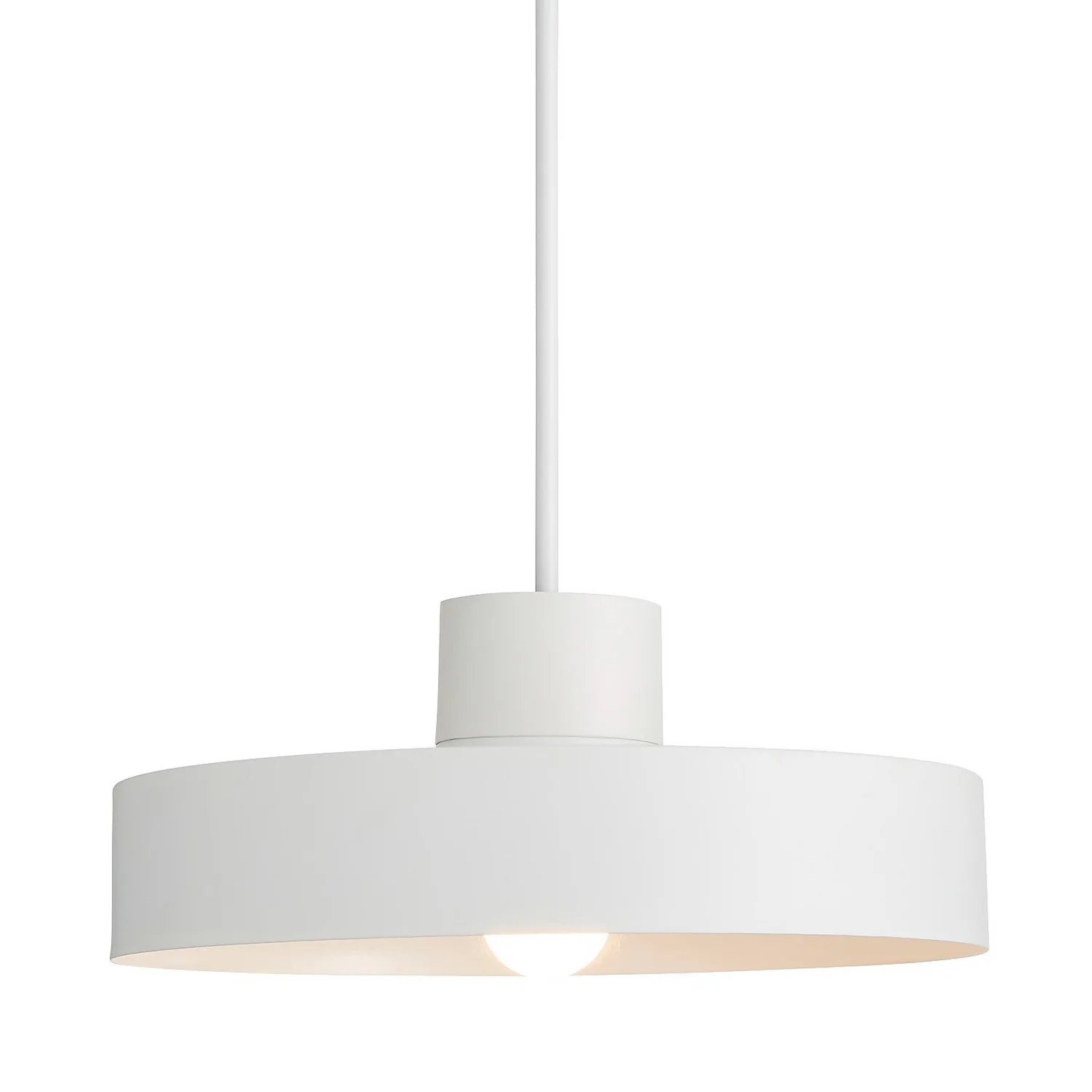 Oslo Nordic Metal Easy Fit Shade - White 4 Oslo Nordic Metal Easy Fit Shade - White - Image 2