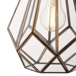 Polly Pendant Light - Antique Brass -Outdoor Lights Store 13645378 1194942855430364