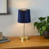 Paris Velvet Table Lamp - Navy 2 Paris Velvet Table Lamp - Navy -Outdoor Lights Store 13751360 5734969498968858