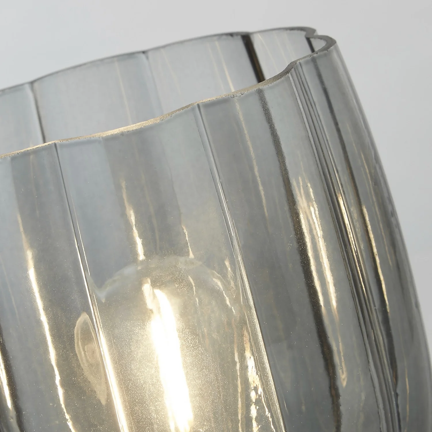 Olivia Battery Powered Table Lamp - Smoke 6 Olivia Battery Powered Table Lamp - Smoke - Image 4