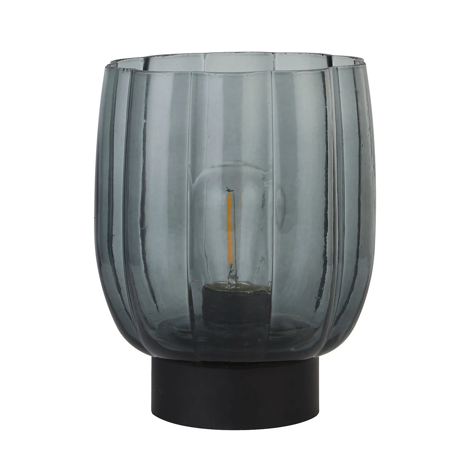 Olivia Battery Powered Table Lamp - Smoke 5 Olivia Battery Powered Table Lamp - Smoke - Image 3