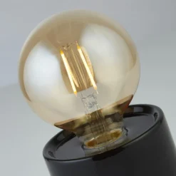 Elle Battery Powered Table Lamp - Black & White -Outdoor Lights Store 13764009 1444980119902308