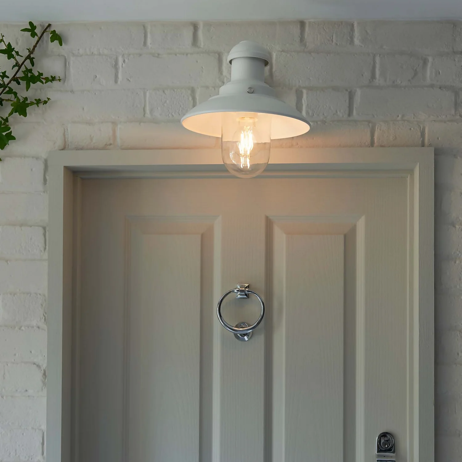 Hereford Outdoor Wall Light - White 8 Hereford Outdoor Wall Light - White - Image 6
