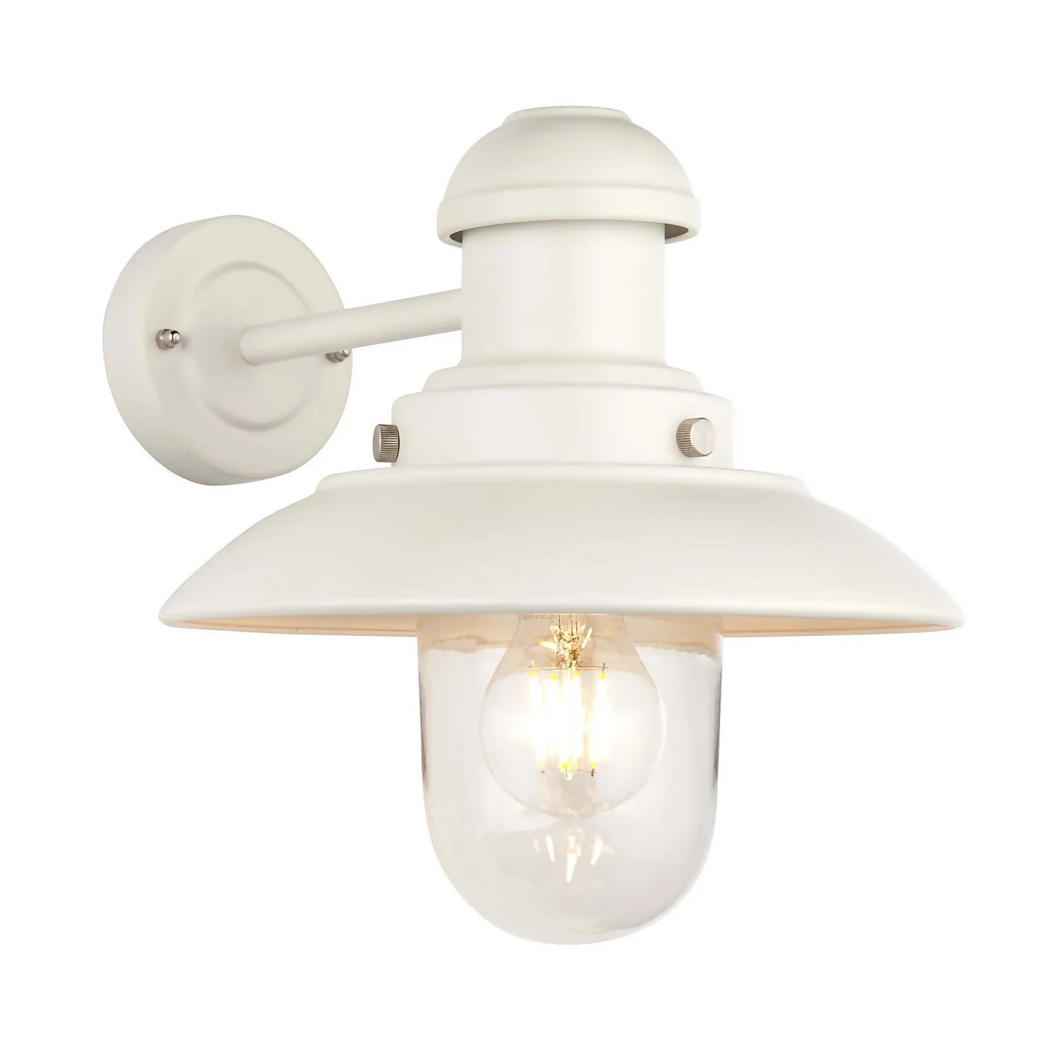 Hereford Outdoor Wall Light - White 4 Hereford Outdoor Wall Light - White - Image 2