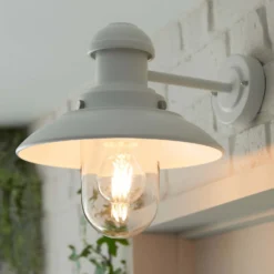 Hereford Outdoor Wall Light - White 12 Hereford Outdoor Wall Light - White -Outdoor Lights Store 13794244 1564957104353907