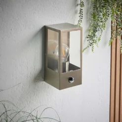 Oxford PIR Outdoor Wall Light - Stainless Steel -Outdoor Lights Store 13794245 1294957105559928