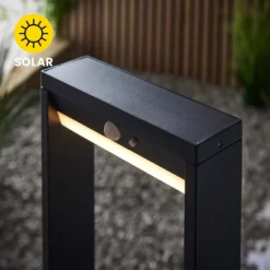Dannah 50cm Photocell & PIR Solar Outdoor Floor Light - Black 16 Dannah 50cm Photocell & PIR Solar Outdoor Floor Light - Black -Outdoor Lights Store 13794248 2014957105815417