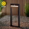 Dannah 50cm Photocell & PIR Solar Outdoor Floor Light - Black -Outdoor Lights Store 13794248 4854957105368759