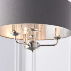 Highclere Pendant Light - 3lt Nickel -Outdoor Lights Store 13794255 1244957104666249