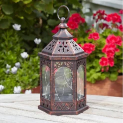 Firefly Moroccan Bronze Lantern 7 Firefly Moroccan Bronze Lantern -Outdoor Lights Store 13836358 1234982505840090