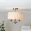 Chippenham 3 Light Flush Ceiling Light -Outdoor Lights Store 13864149 9124977253536507