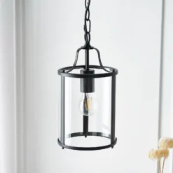 Chester Single Pendant Light - Black -Outdoor Lights Store 13865027 1364977253452939