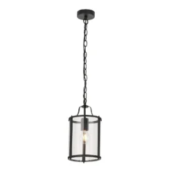 Chester Single Pendant Light - Black -Outdoor Lights Store 13865027 8824977253327047