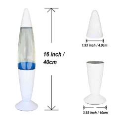 White & Blue Classic Lava Lamp 15 White & Blue Classic Lava Lamp -Outdoor Lights Store 13892606 1944998573049095