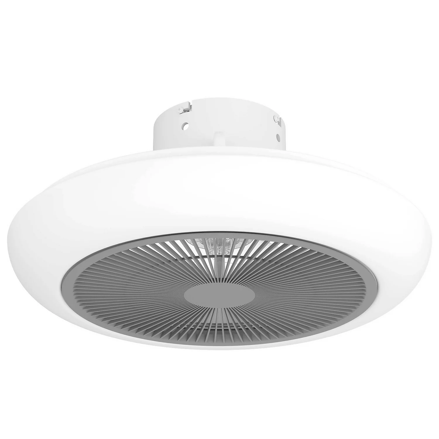 EGLO Sayulita Ceiling Light With Fan - White & Silver 4 EGLO Sayulita Ceiling Light With Fan - White & Silver - Image 2