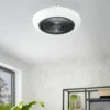 EGLO Sayulita Ceiling Light With Fan - White & Black -Outdoor Lights Store 13914240 7394974907514097