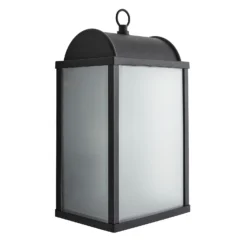 Charlotte E27 Outdoor Box Lantern With Frosted Glass - Black 8 Charlotte E27 Outdoor Box Lantern With Frosted Glass - Black -Outdoor Lights Store 13924360 2884980107740695