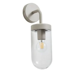 Kew Curved Arm E27 Outdoor Wall Light - Dove Grey 9 Kew Curved Arm E27 Outdoor Wall Light - Dove Grey -Outdoor Lights Store 13924364 1104980109341906