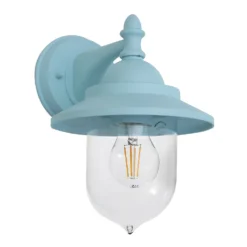 Leek Mini Fisherman's Outdoor Lantern - Pale Blue -Outdoor Lights Store 13924373 1244980108021768