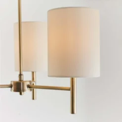 Kari 3 Light Semi Flush Ceiling Light - Brass -Outdoor Lights Store 13938479 1624981960589733