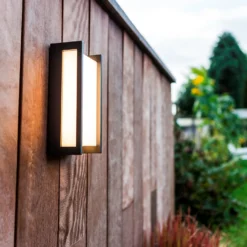 Lutec Qubo LED Rectangle Outdoor Wall Light - Anthracite 9 Lutec Qubo LED Rectangle Outdoor Wall Light - Anthracite -Outdoor Lights Store 13950212 1964993052280360