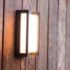 Lutec Qubo RGB LED Outdoor Wall Light With Lutec Connect Technology - Anthracite -Outdoor Lights Store 13950214 4634993071422442
